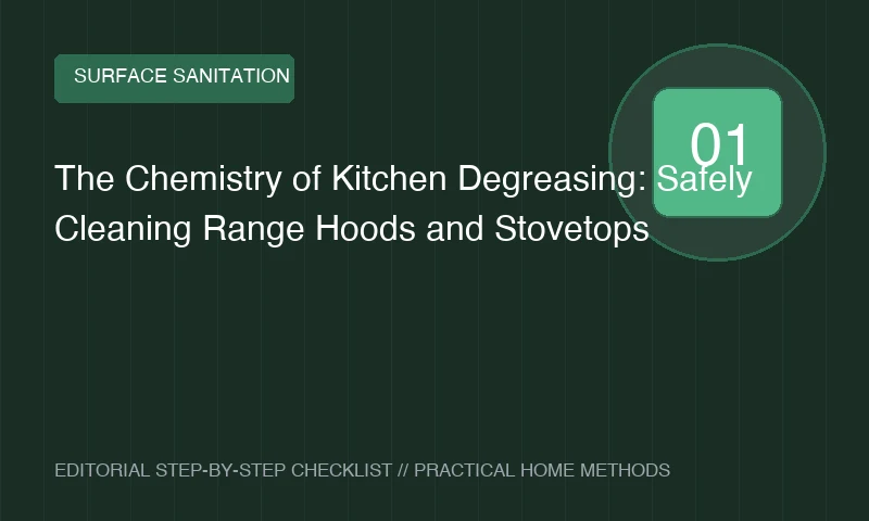 The Chemistry of Kitchen Degreasing: Safely Cleaning Range Hoods and Stovetops